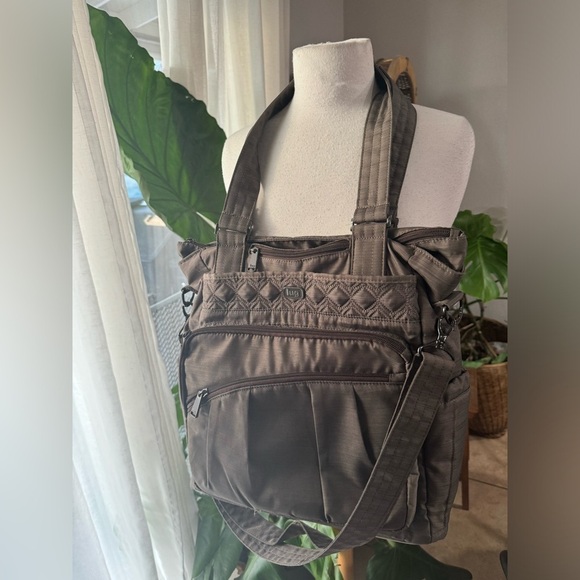 lug Handbags - Lug Ace Nylon Convertible‎ crossbody tote bag baby bag